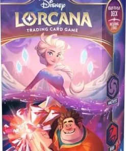Disney Lorcana Shimmering Skies Starter Deck – Elsa and Wreck-It Ralph
