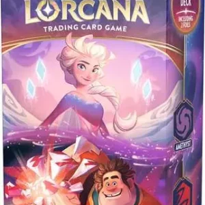 Disney Lorcana Shimmering Skies Starter Deck – Elsa and Wreck-It Ralph