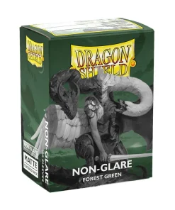 Dragon Shield Non-Glare 100 Sleeves - Standard Size - Forest Green
