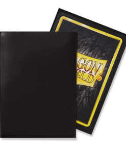 Alternative view of Dragon Shield Classic 100 Sleeves – Standard Size – Black