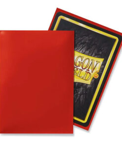 Alternative view of Dragon Shield Classic 100 Sleeves – Standard Size – Crimson