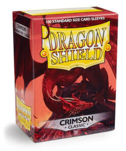Dragon Shield Classic 100 Sleeves – Standard Size – Crimson